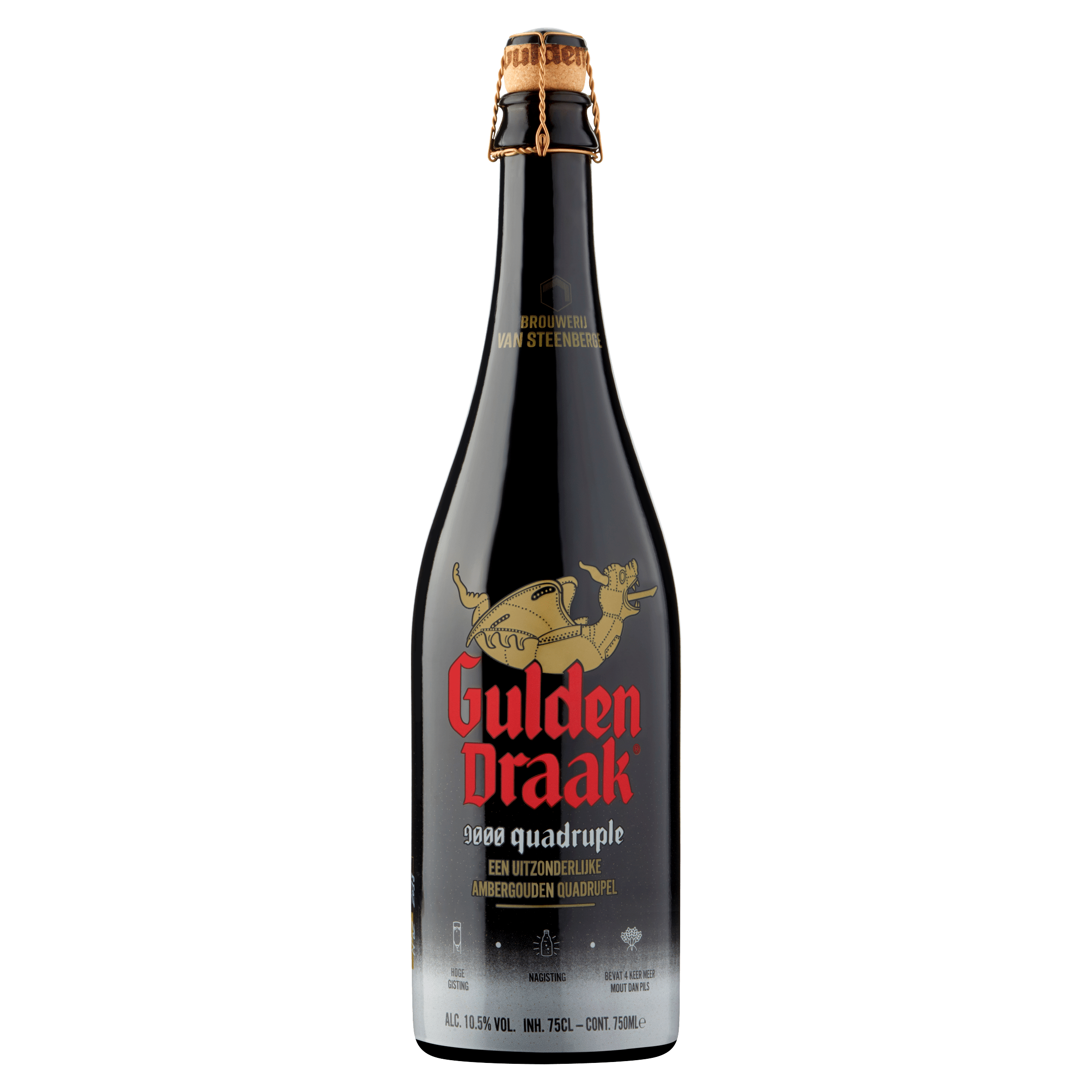 STEENBERGE GULDEN DRAAK 9000 QUADRUPEL Fles 750 ml