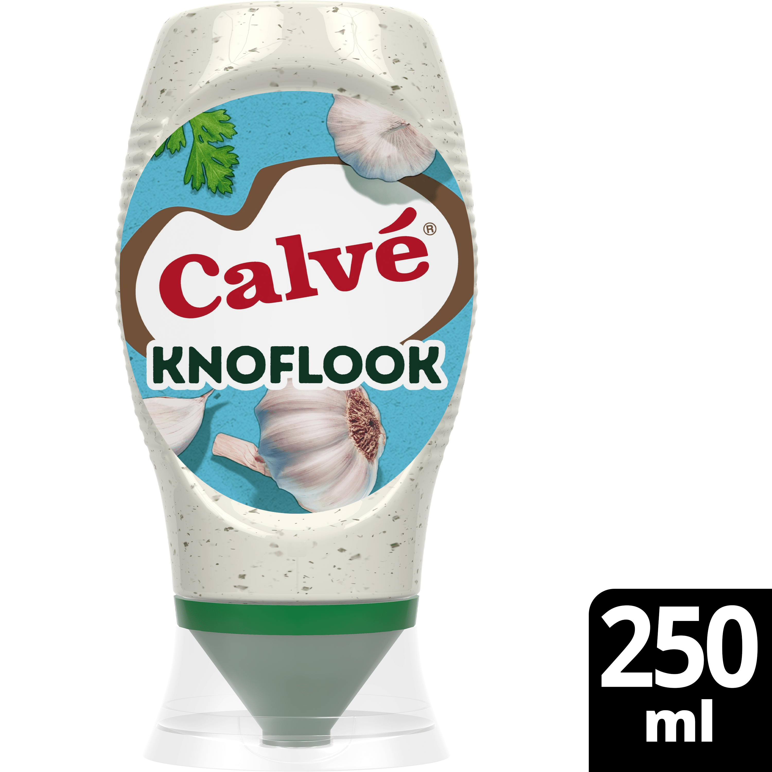 Calvé Snacksaus Knoflook Fles 250 ml