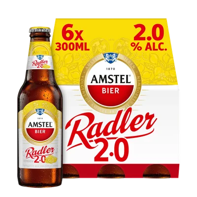 Amstel Radler citroen bier fles Set 1800 ml