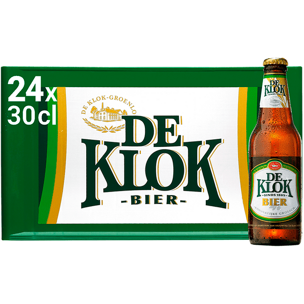 De Klok Bier krat fles Krat 7200 ml