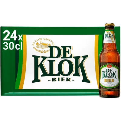 De Klok Bier krat fles Krat 7200 ml