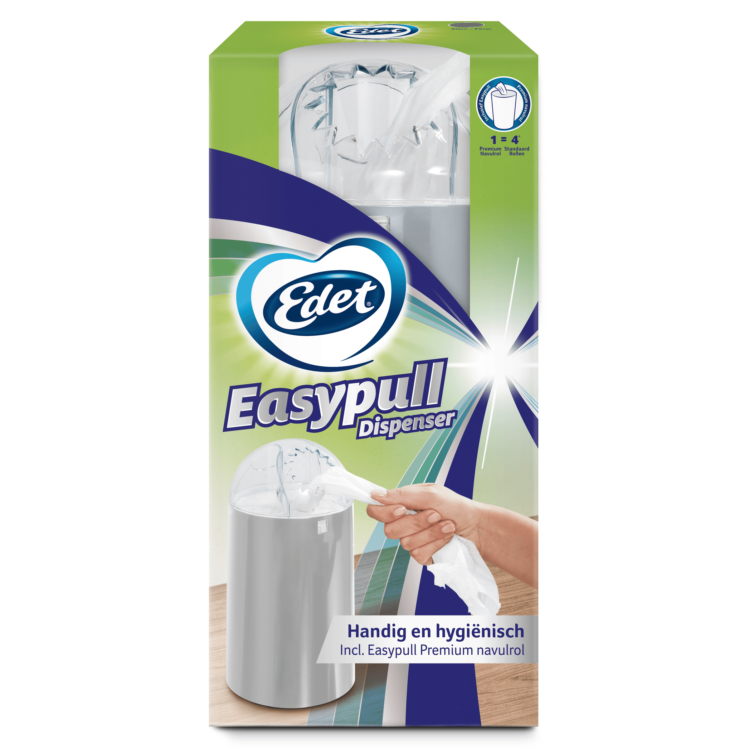 Edet Easypull Dispenser Metallic Doos 1 st