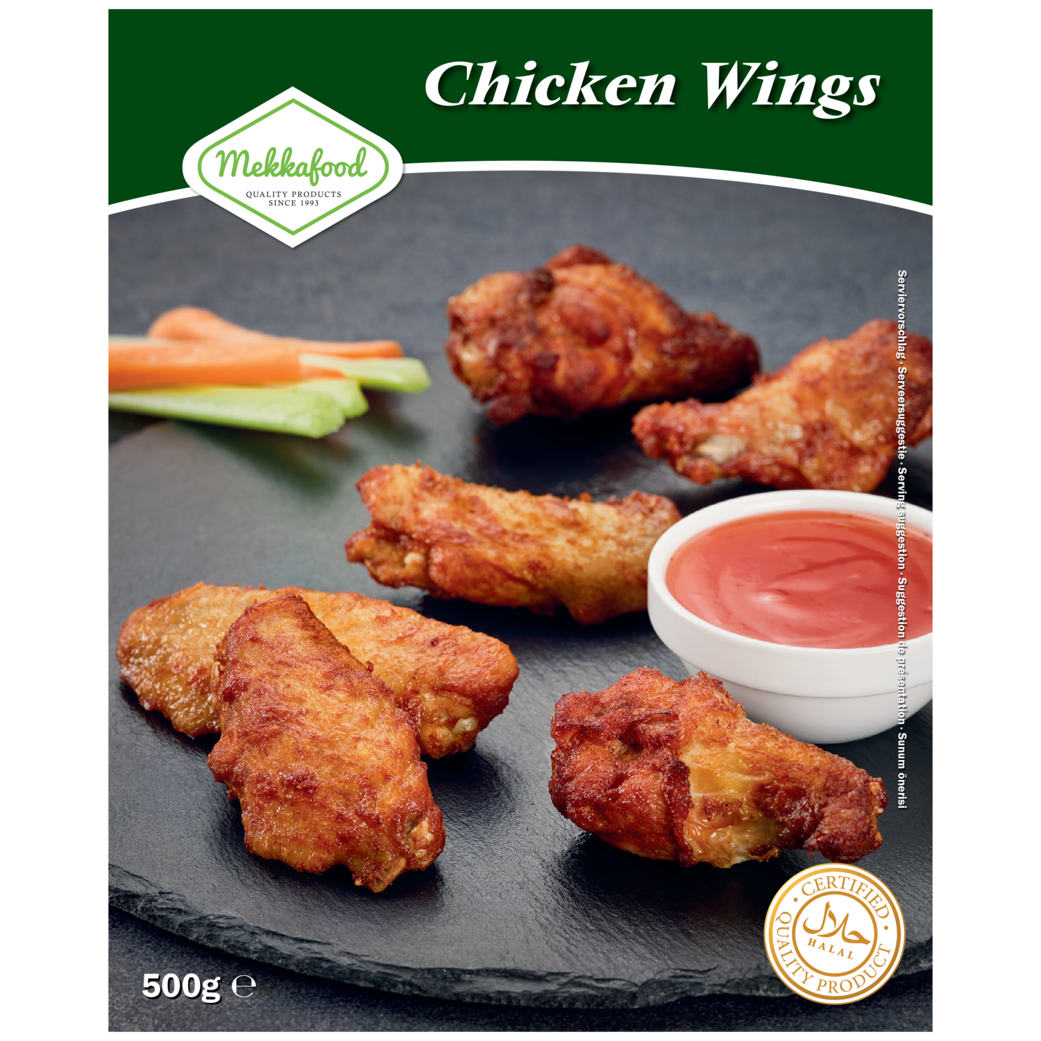 Mekkafood Chicken wings Doos 500 g