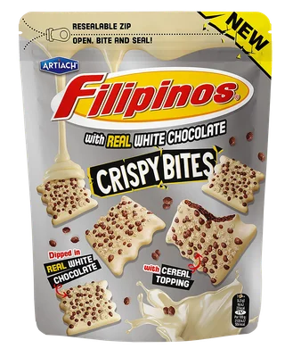Filipinos Crispy bites white chocolate Zak 100 g