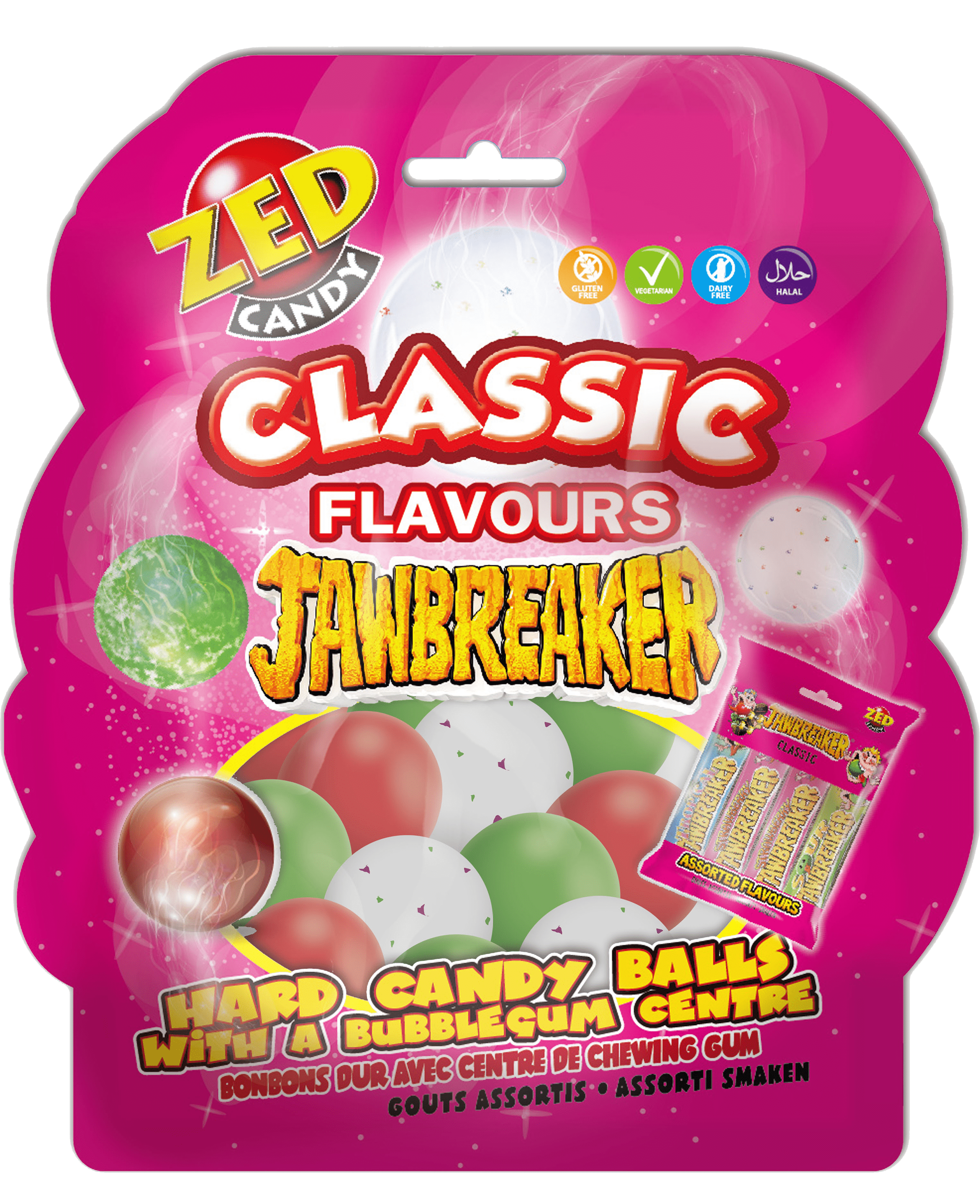 Zedcandy Jawbreakers classic Zakje 132 g