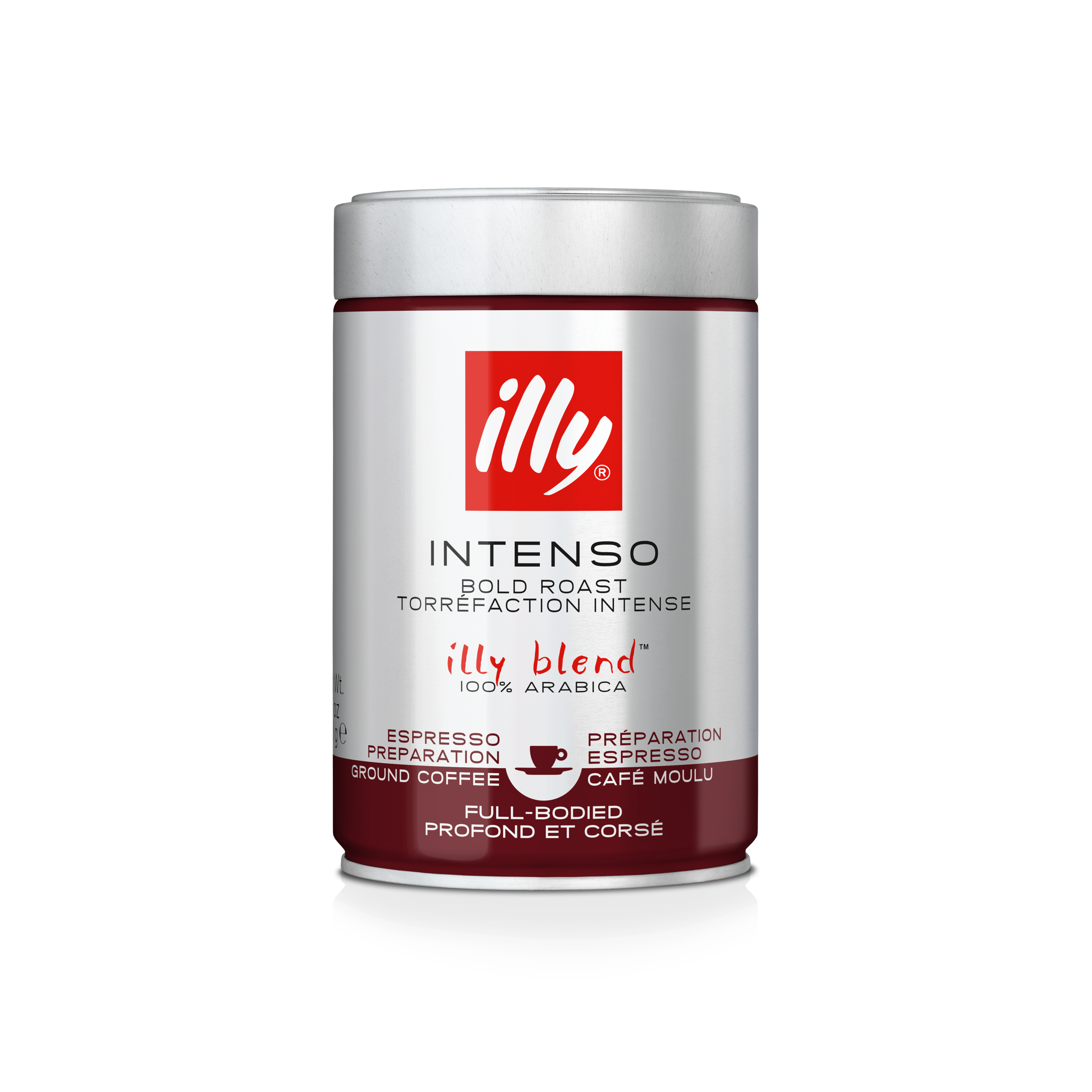 Illy Gemalen decafe Blik 250 g