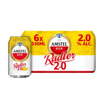Amstel Radler citroen bier blik Set 1980 ml