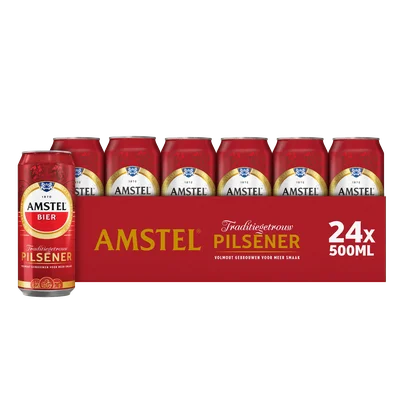 Amstel Pilsener bier blik Tray 12000 ml