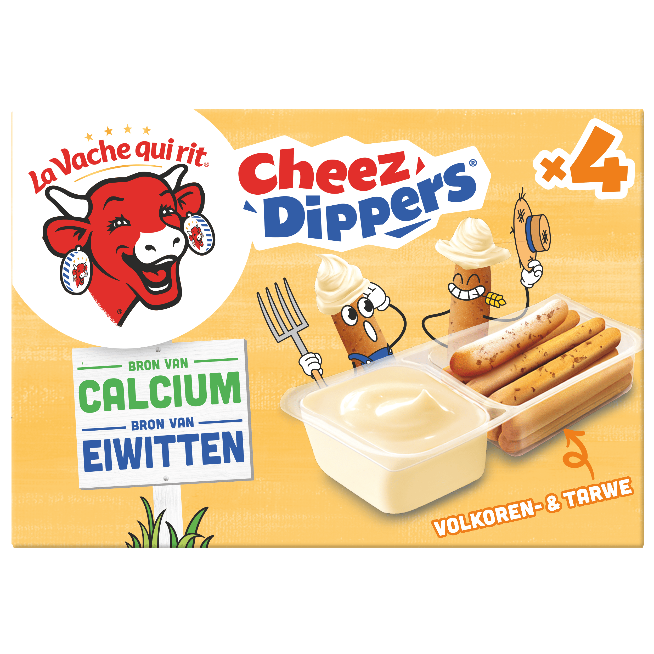 La Vache Qui Rit Cheez Dippers Volkoren Tarwe Blister 140 G