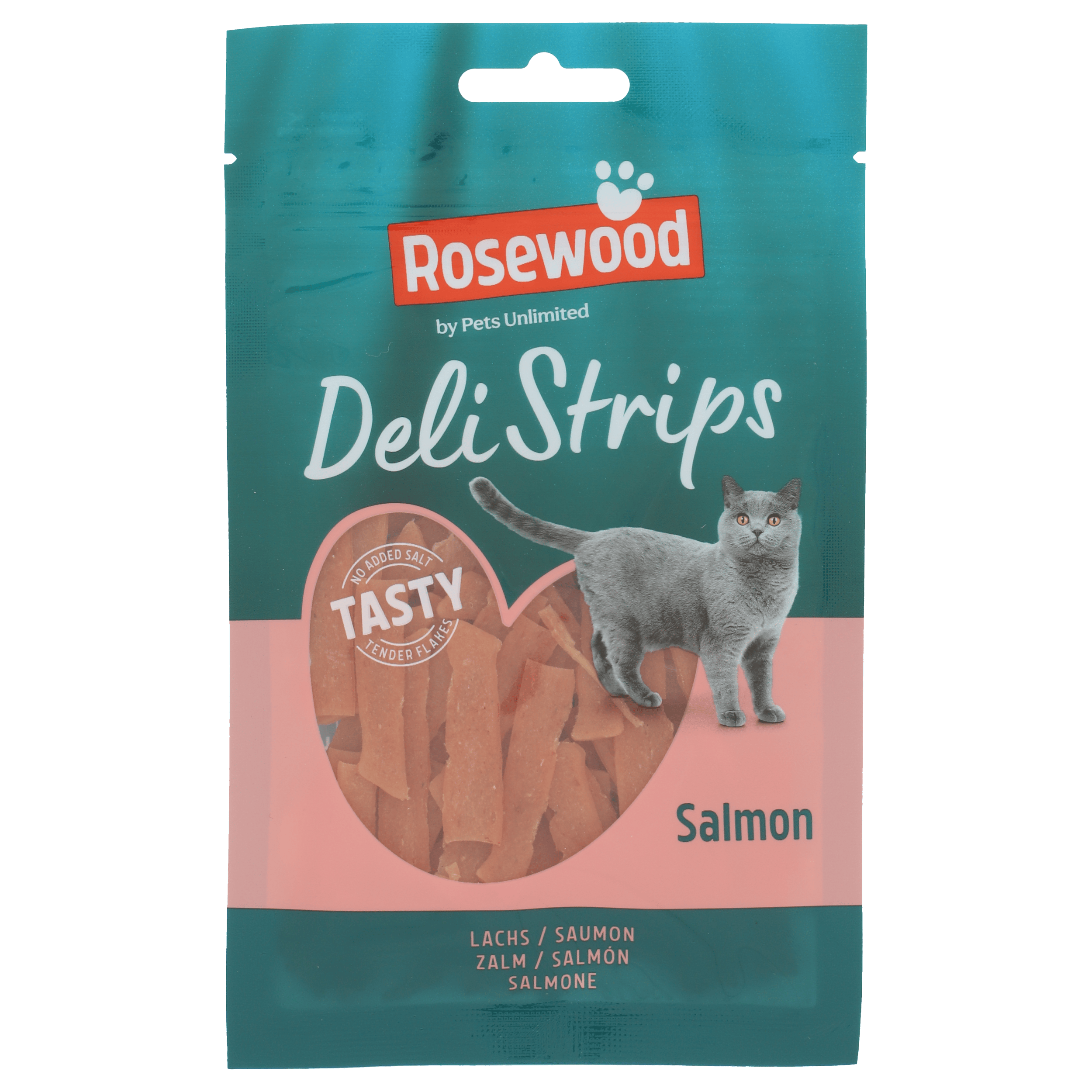 Rosewood Delistrips zalm Zak 40 g