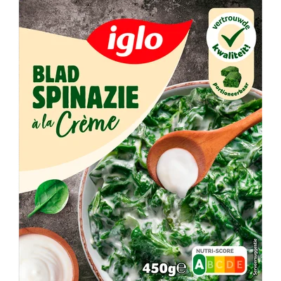 Iglo Bladspinazie a la Crème Doos 450 g