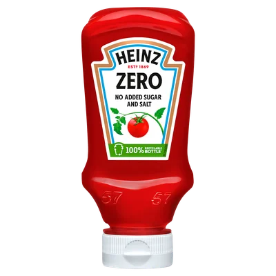 Heinz Tomato ketchup zero Fles 215 g