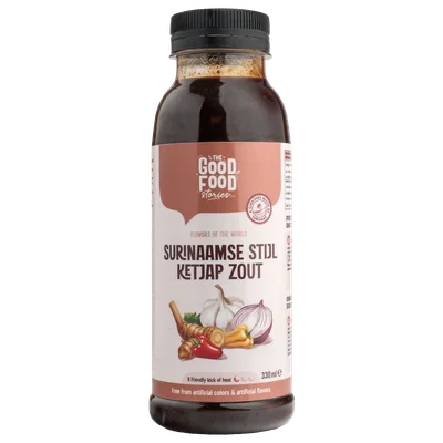 The GoodFood Stories Gekruide Ketjap Zoet Fles 330 g