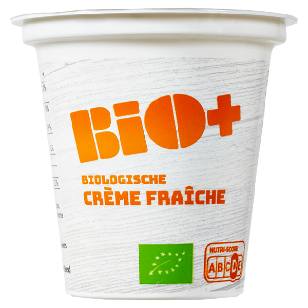 BIO+ Creme fraiche Beker 125 g