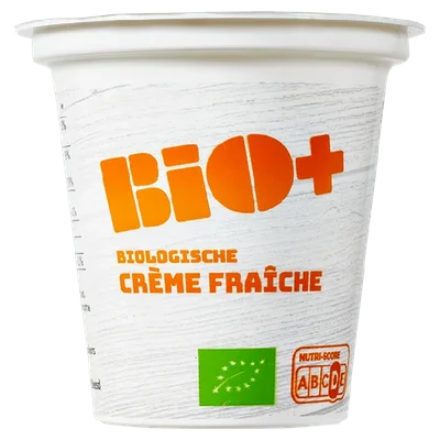BIO+ Creme fraiche Beker 125 g