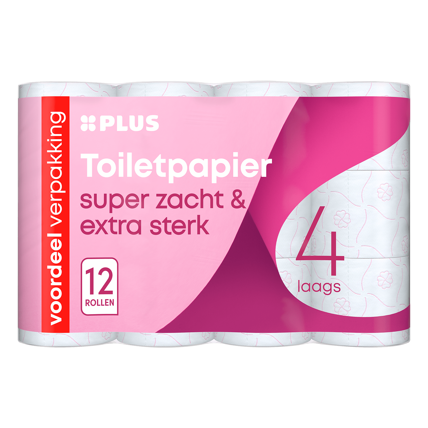 PLUS Toiletpapier 4-laags