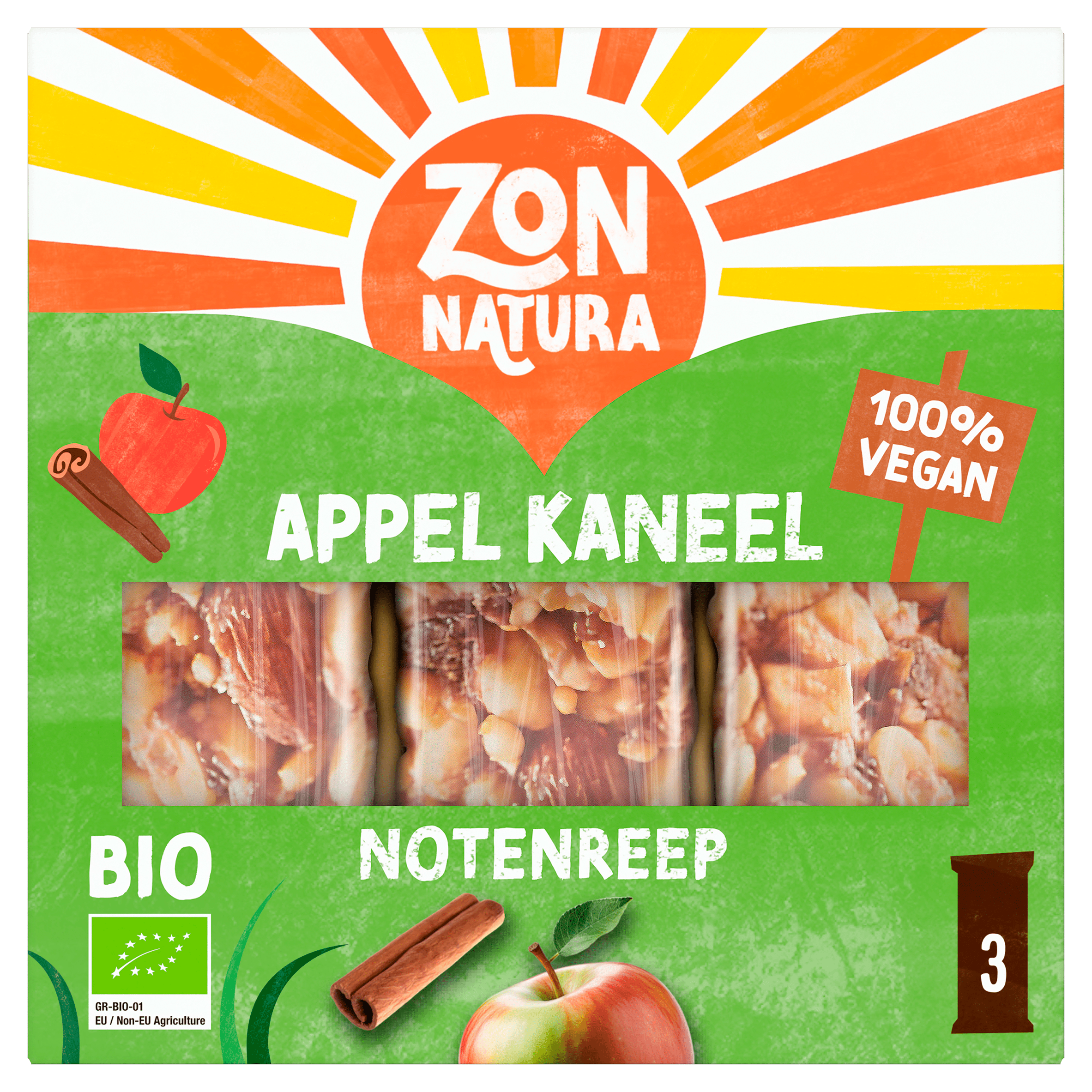Zonnatura Reep notenmix bio