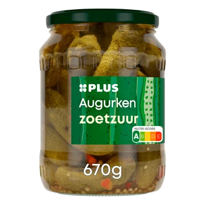 PLUS Augurken Zoetzuur