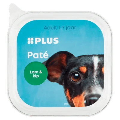 PLUS Honden paté Lam & kip