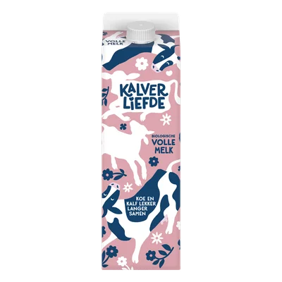 Kalverliefde Volle melk biologisch