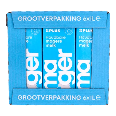 PLUS Houdbare magere melk