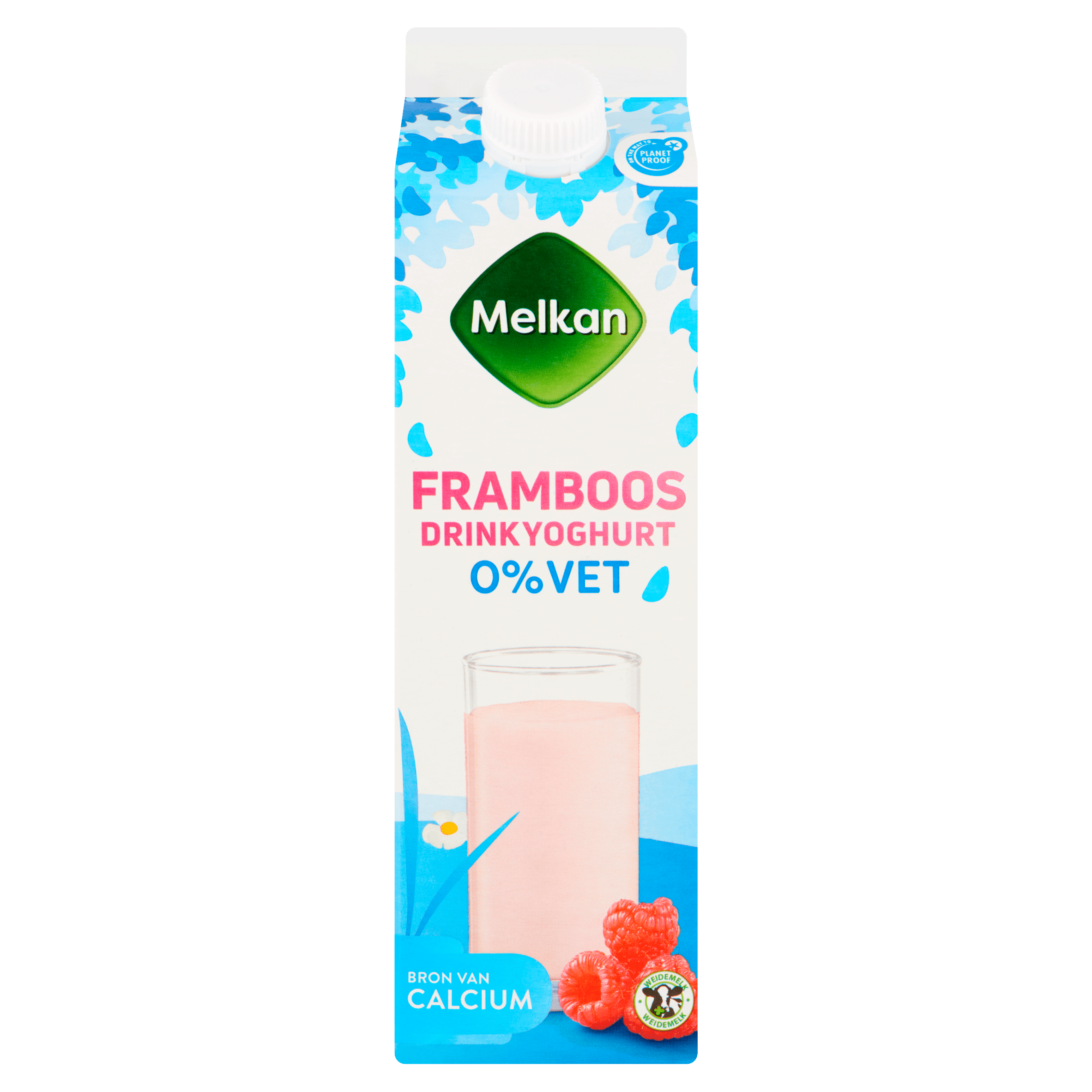 Melkan Drink 0% vet framboos