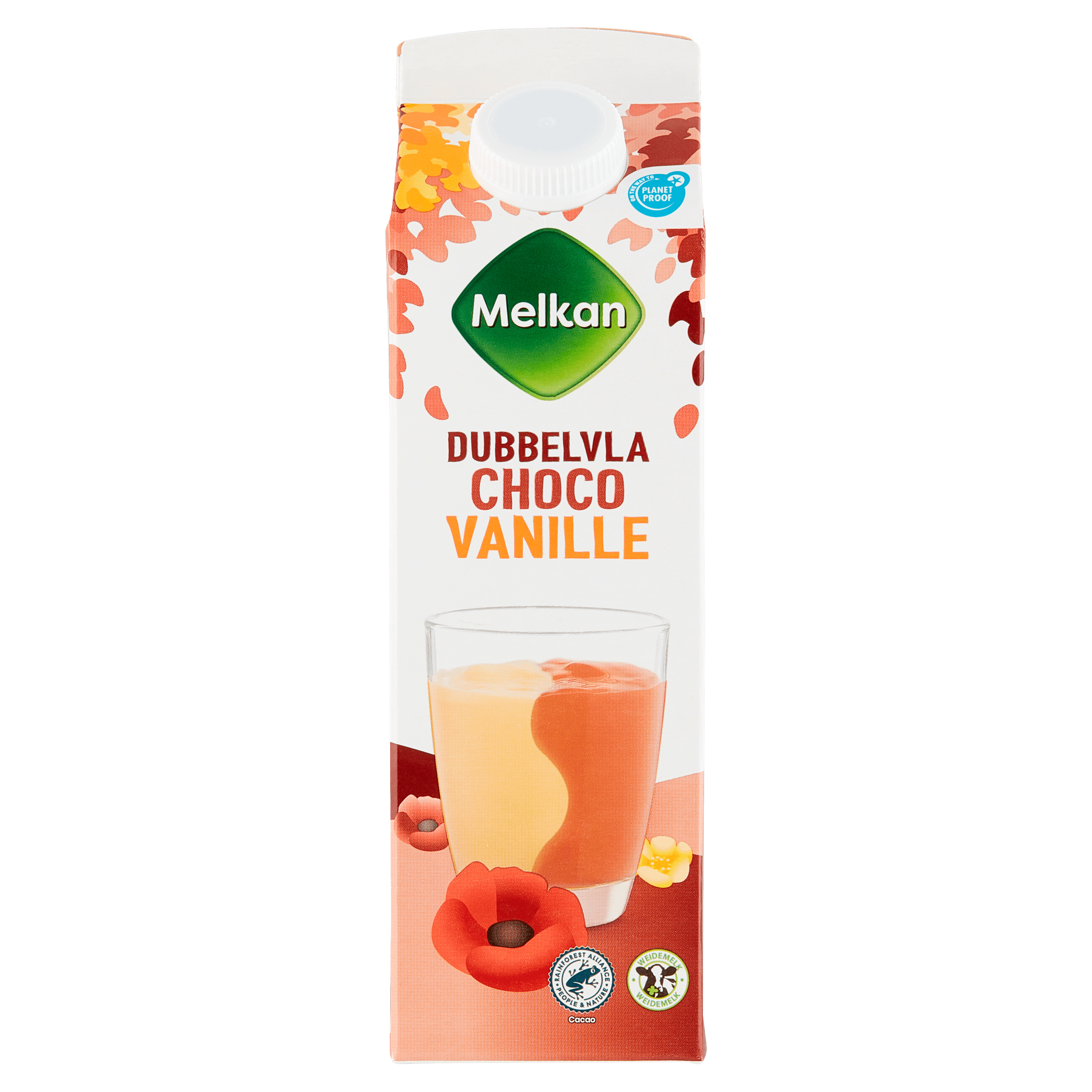 Melkan Dubbelvla vanille-chocolade