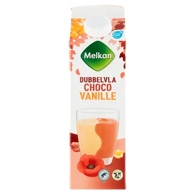 Melkan Dubbelvla vanille-chocolade