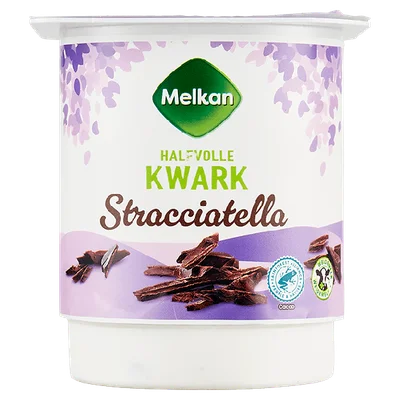 Melkan Halfvolle kwark stracciatella