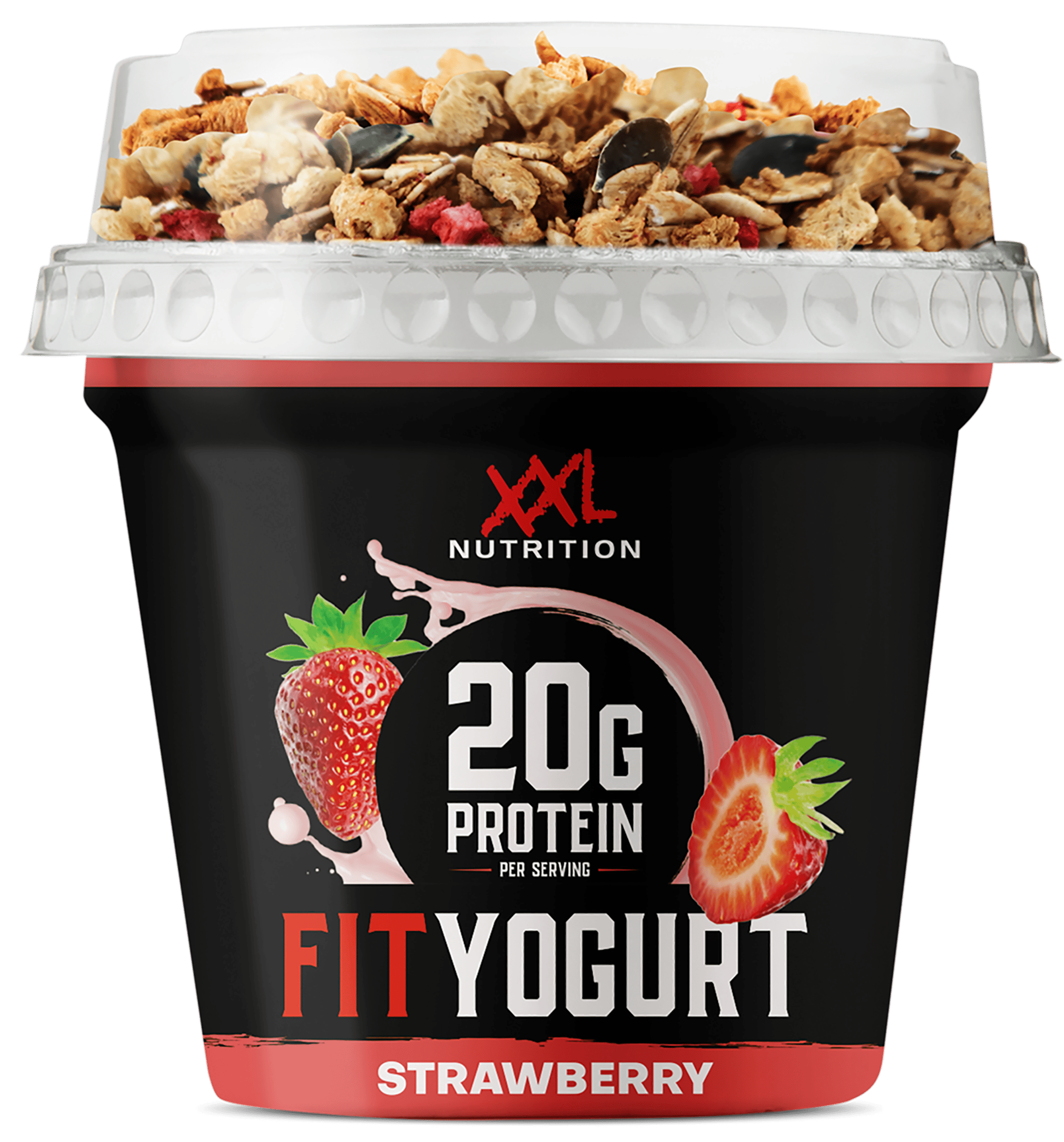 XXL Fit Yoghurt granola aardbei