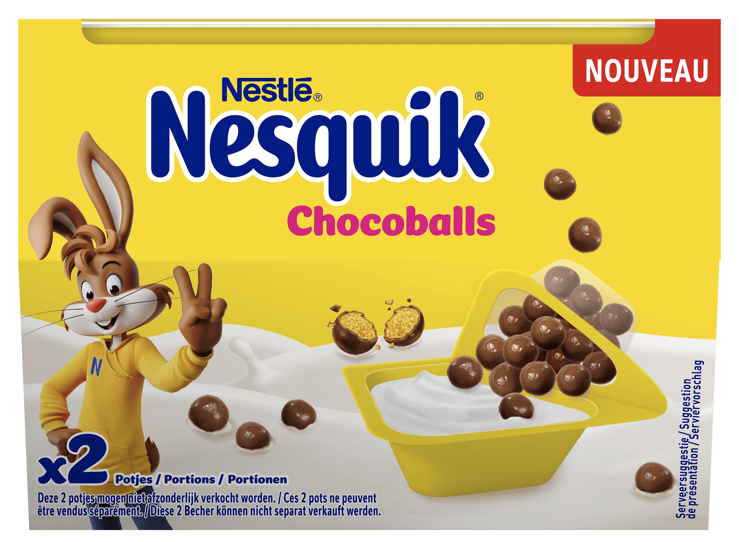 Nestlé Nesquik Chocoballs 2x 120g