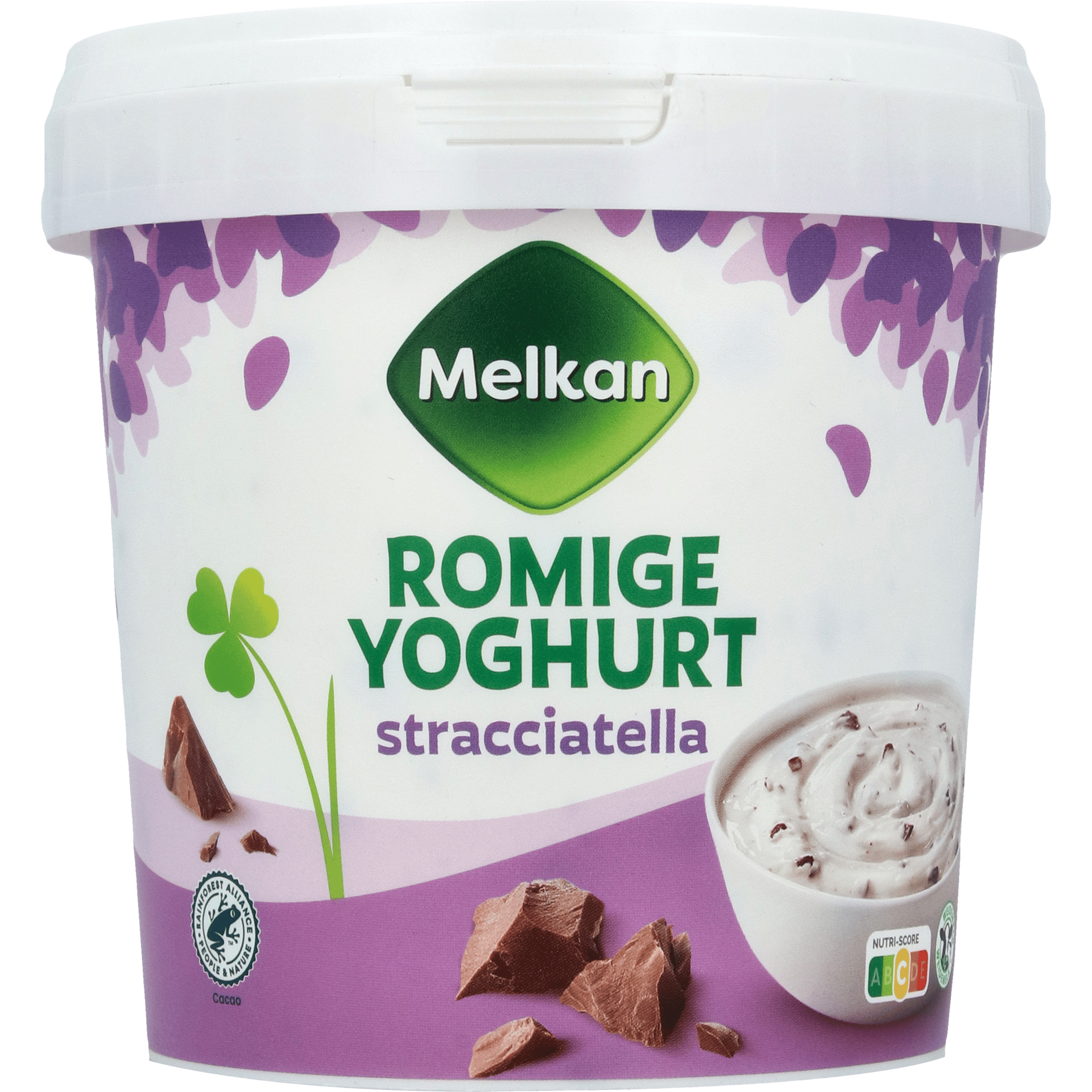 Melkan roomyoghurt stracciatella
