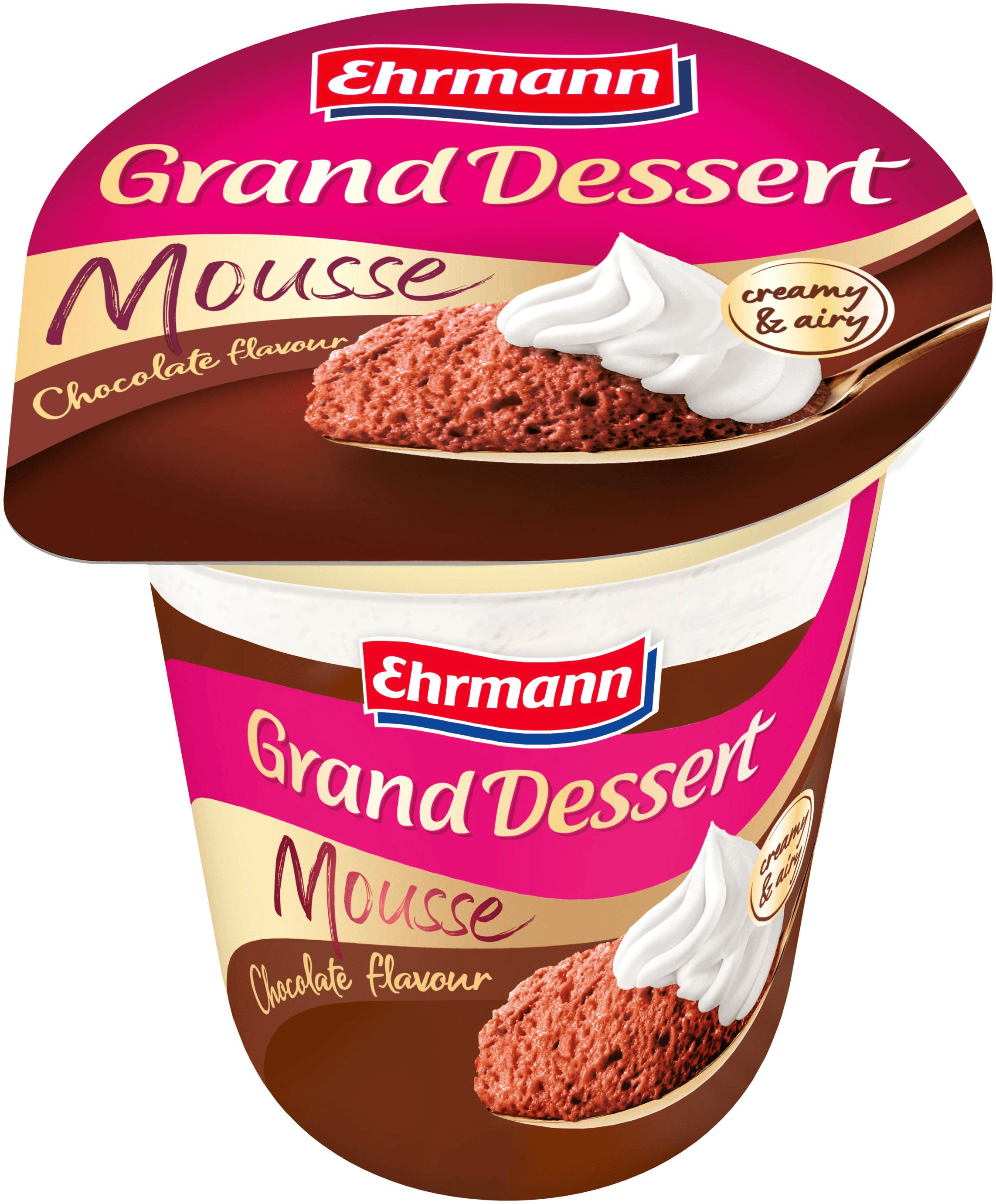 Ehrmann Grand Dessert Mousse Chocola + topping