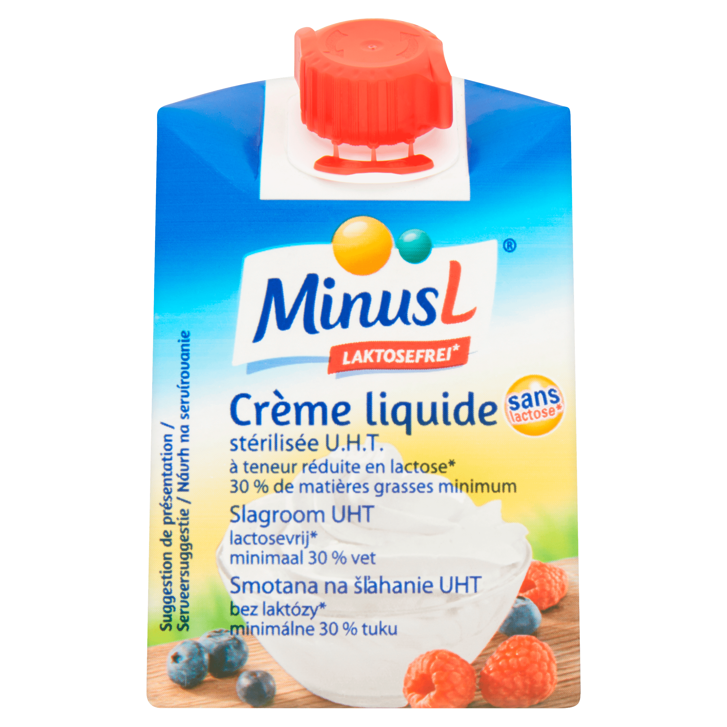 Minus L Houdbare slagroom lactosevrij