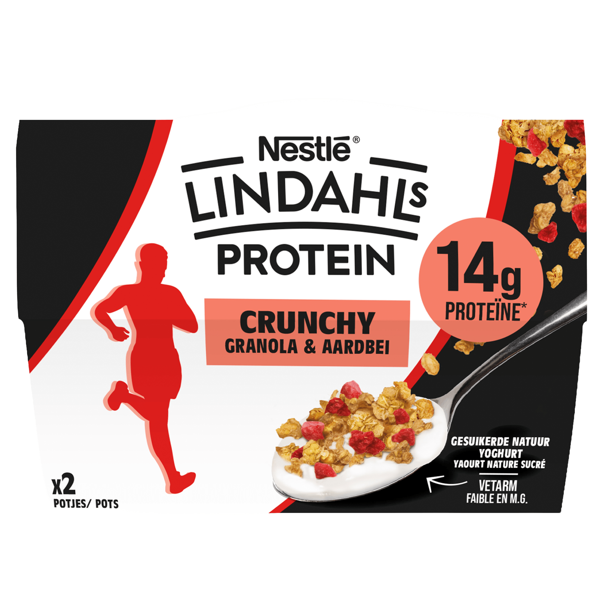 Lindahls Crunchy Granola Aardbei