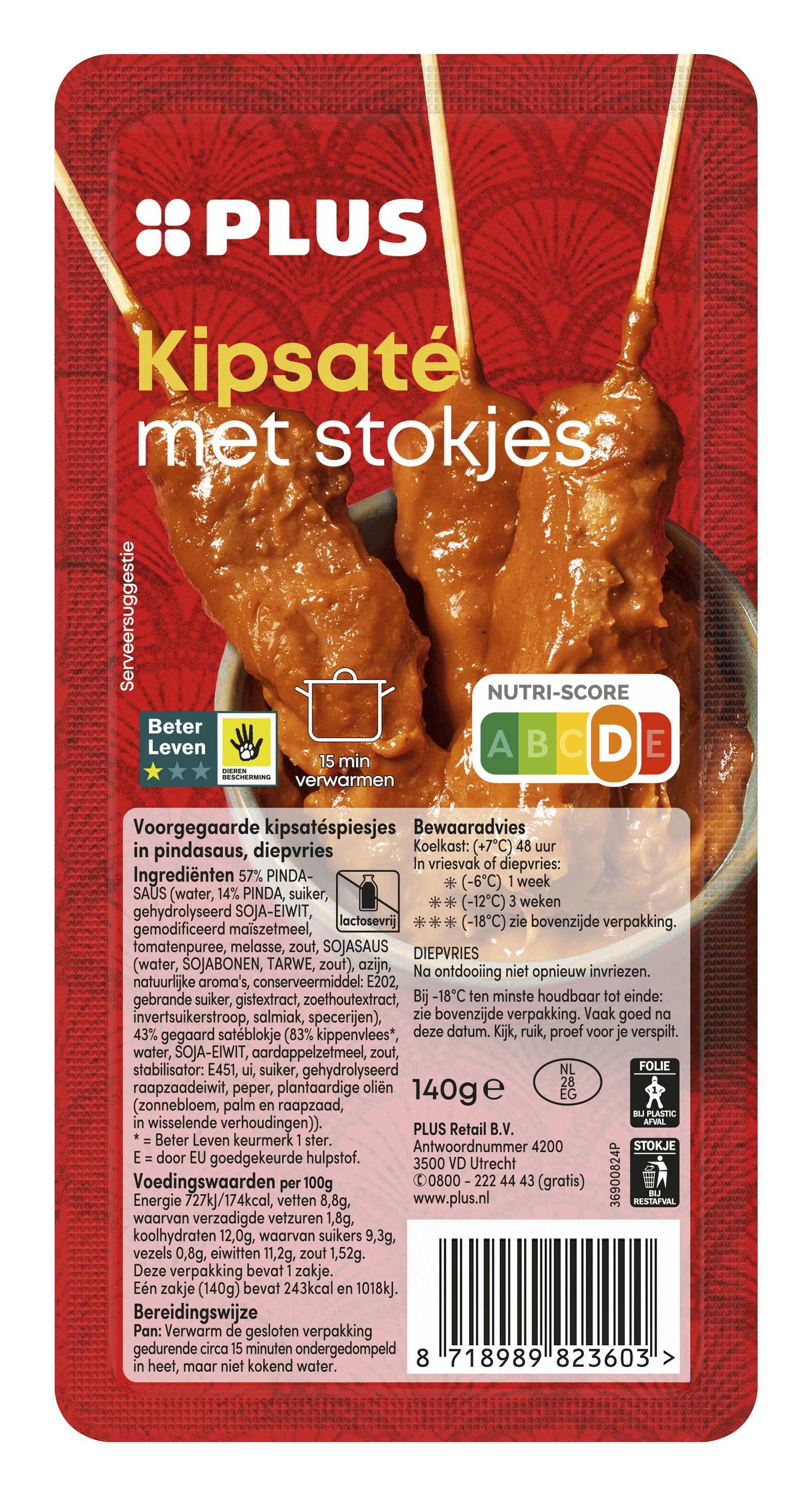 PLUS Kipsaté Broodje