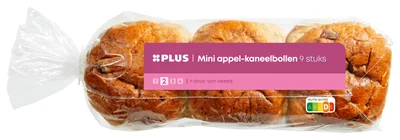 PLUS Mini appel kaneel bollen