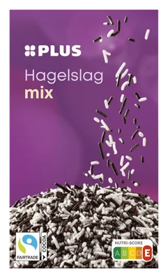 PLUS Chocoladehagelslag mix Fairtrade