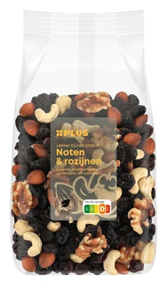 PLUS Ontbijtverrijker noten rozijnen mix
