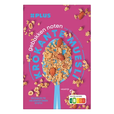 PLUS Krokante muesli gebakken noten