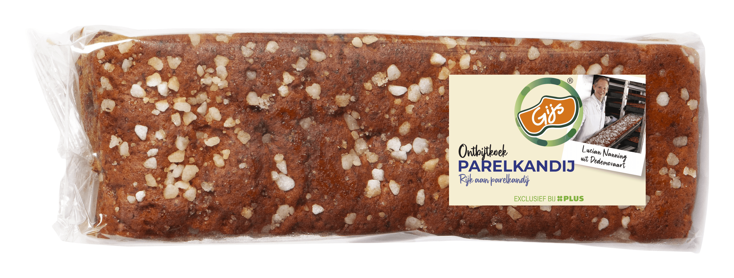 GIJS Ontbijtkoek parelkandij