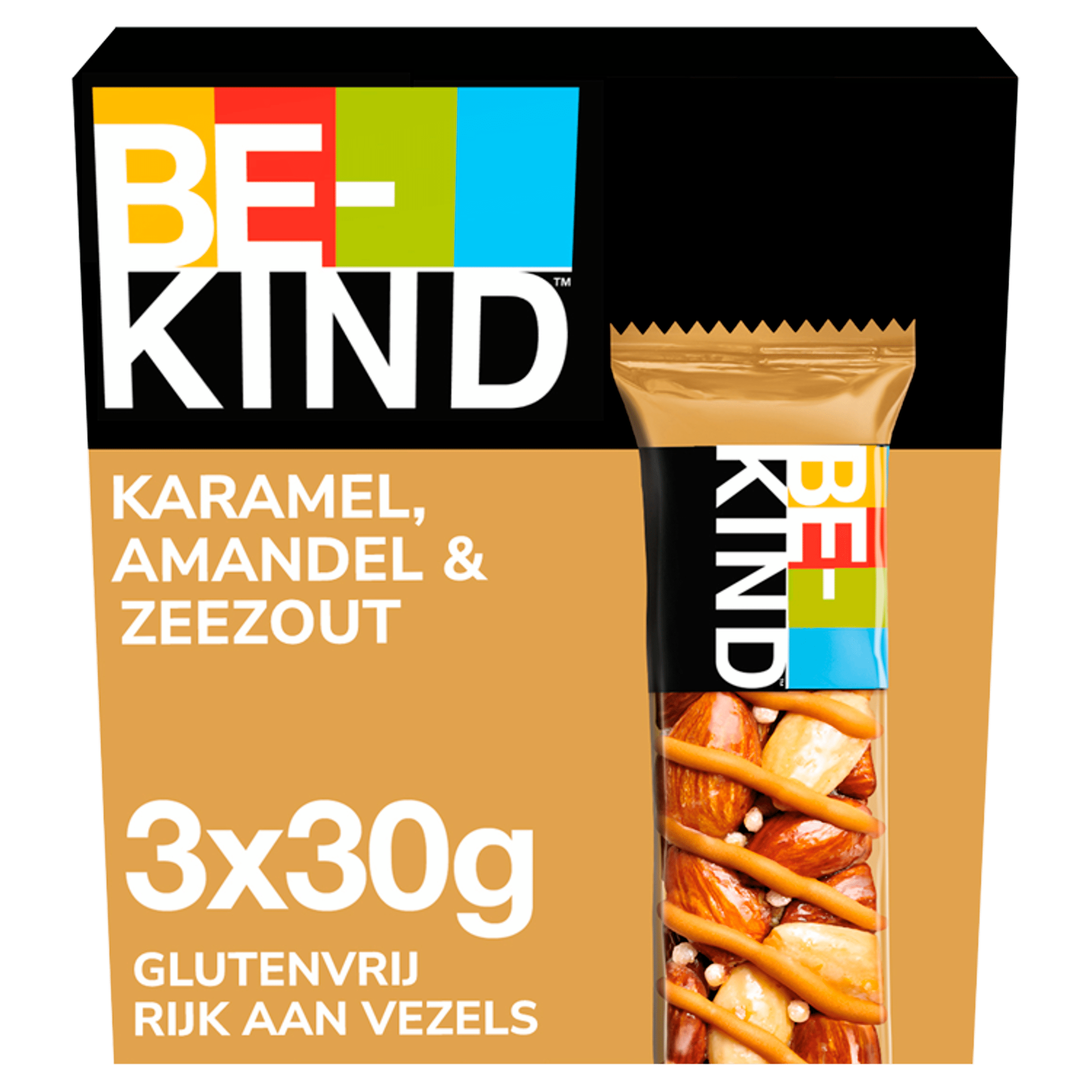 BeKind Notenrepen glutenvrij karamel amandel