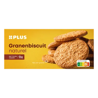 PLUS Granenbiscuit Naturel