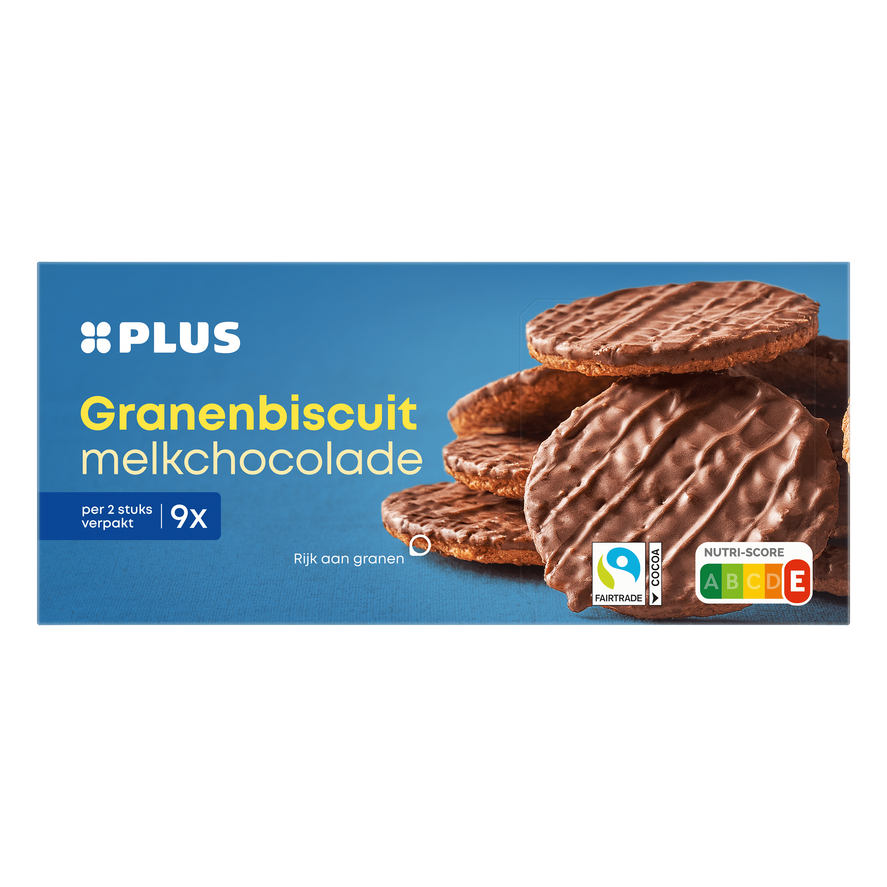 PLUS Granenbiscuit Choco