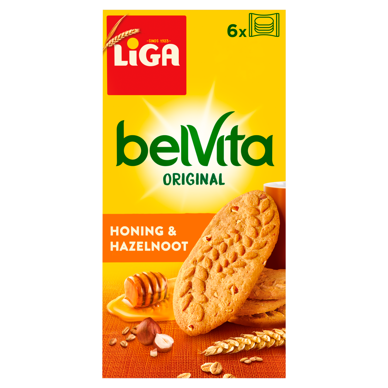 Liga Koekjes Honing & Hazelnoot