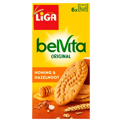 Liga Koekjes Honing & Hazelnoot