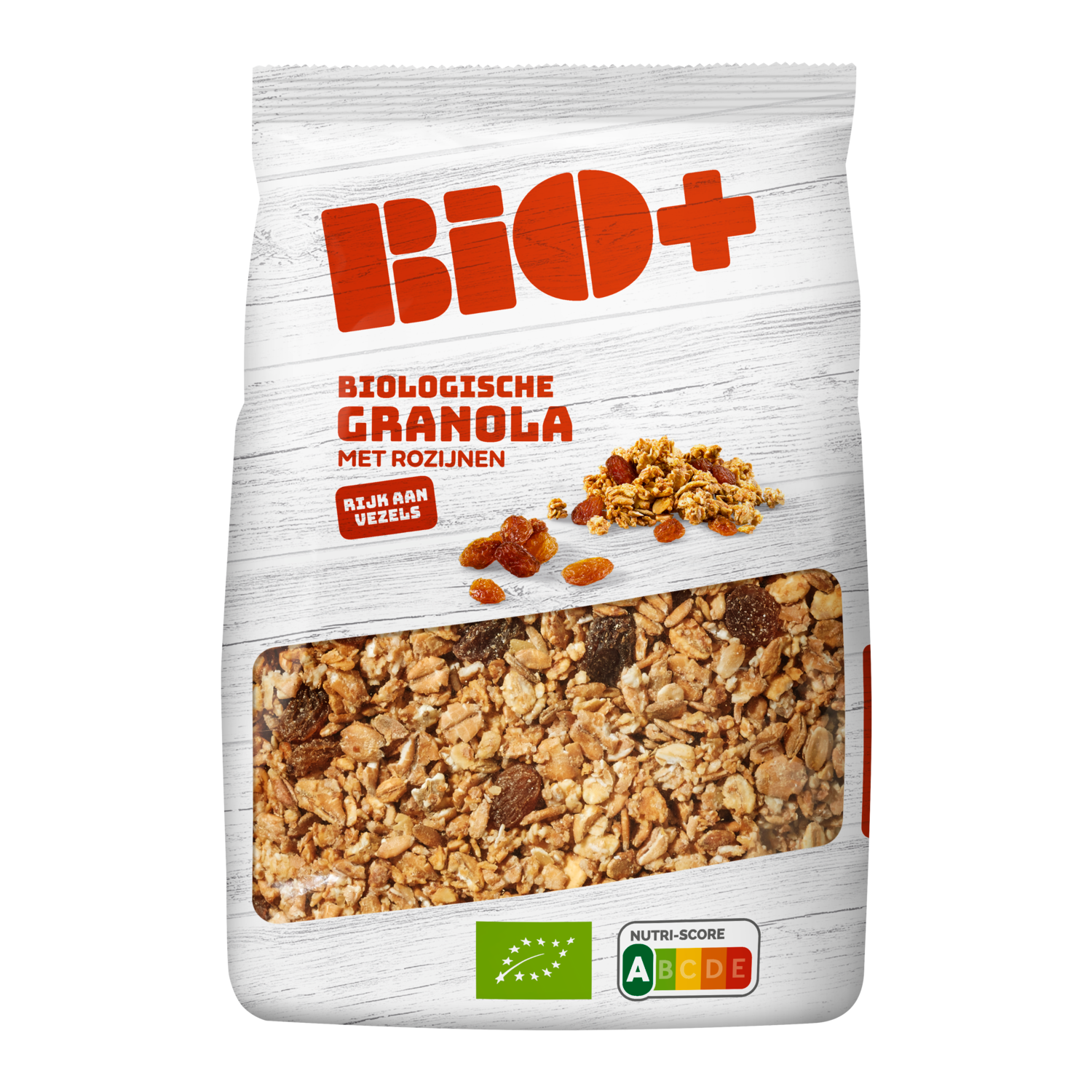 BIO+ Granola volkoren + rozijnen