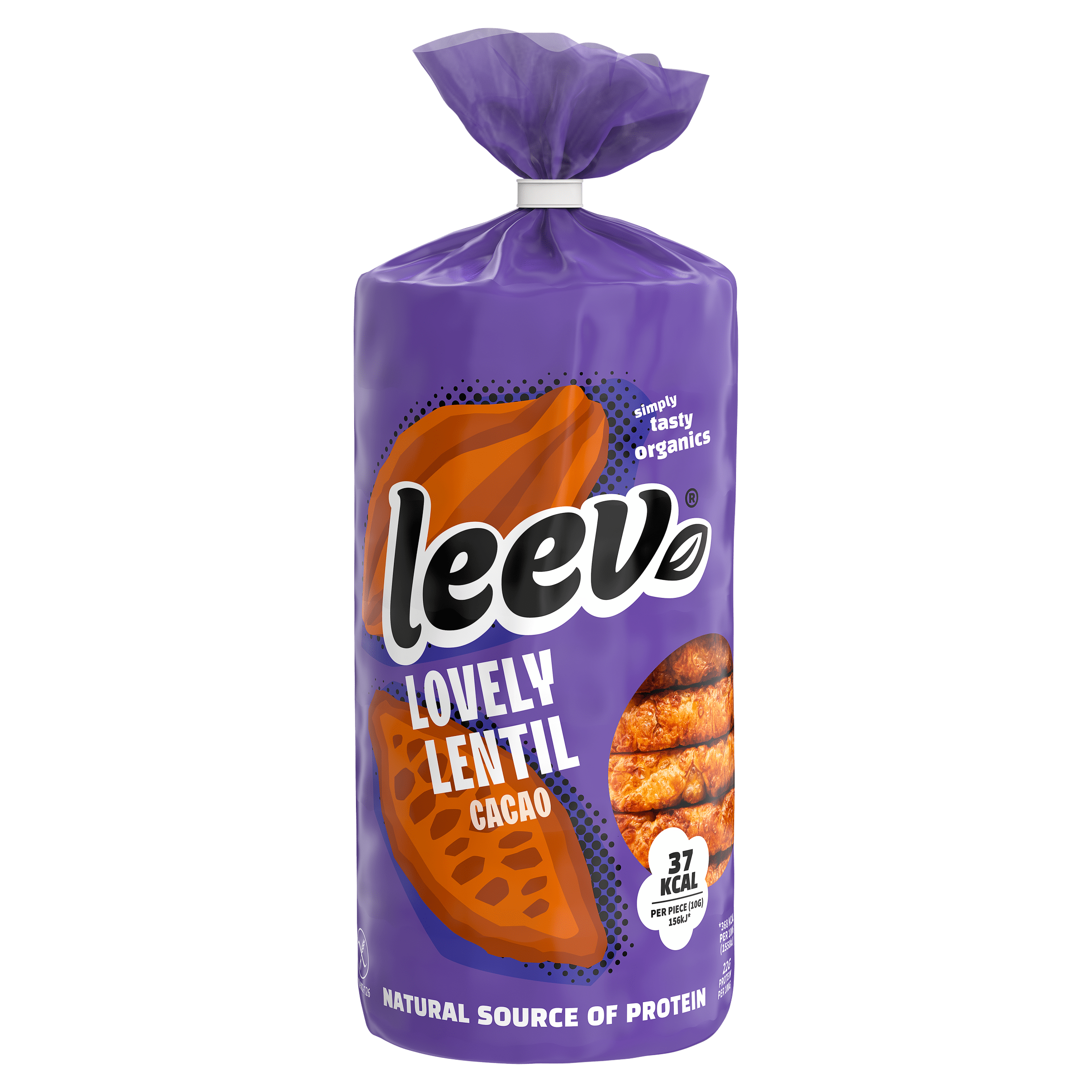 Leev Linzenwafels Cacao Bio