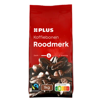PLUS Roodmerk Filterkoffie Fairtrade