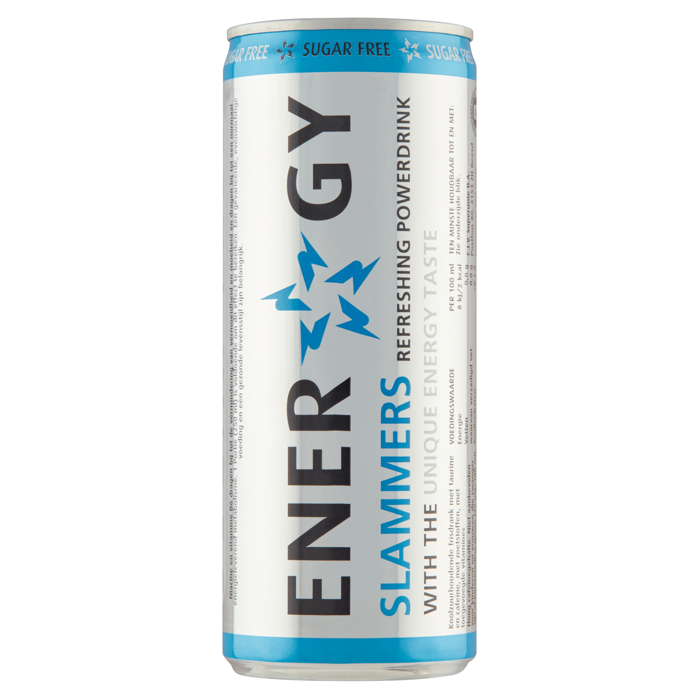 Slammers Energy drink suikervrij